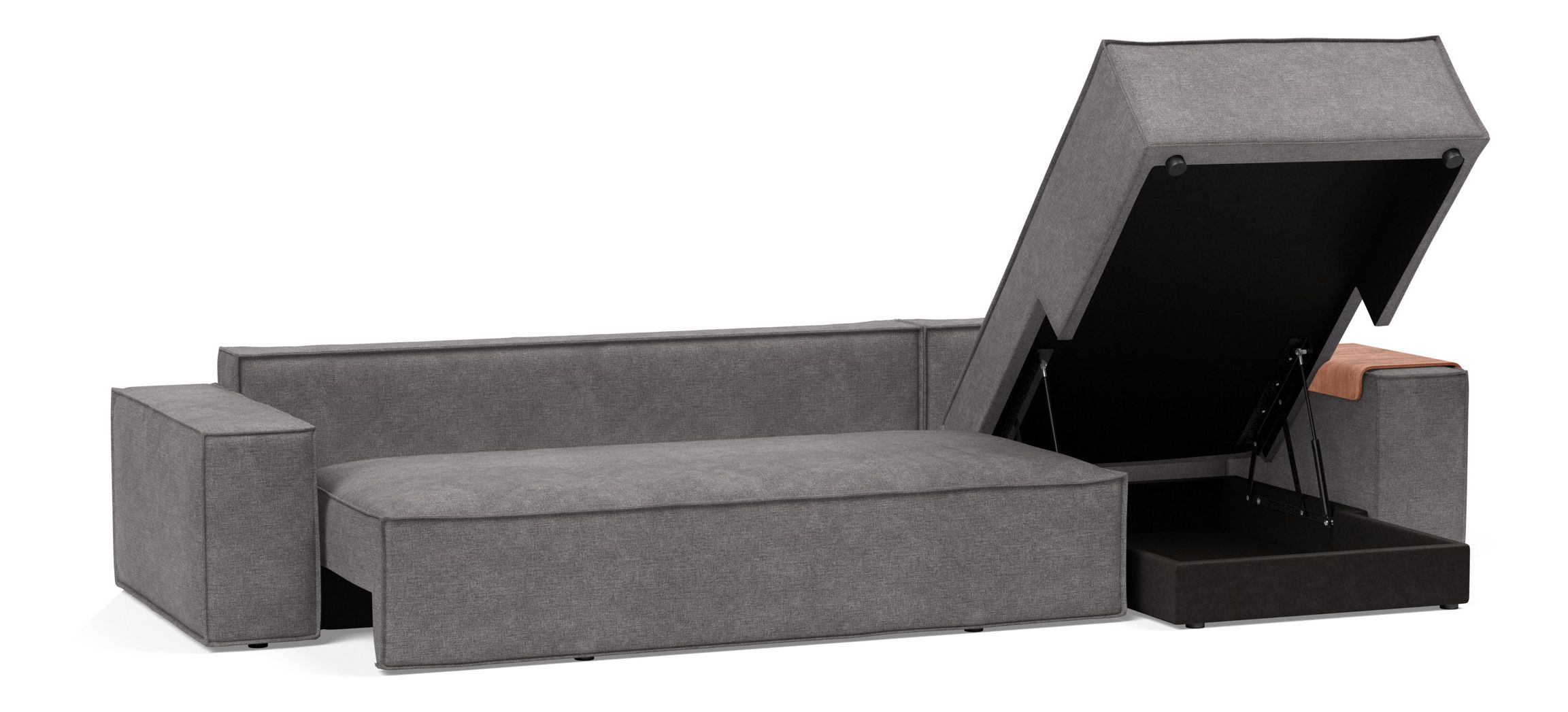 Newilla Sofa Bed with Lounger Reversable