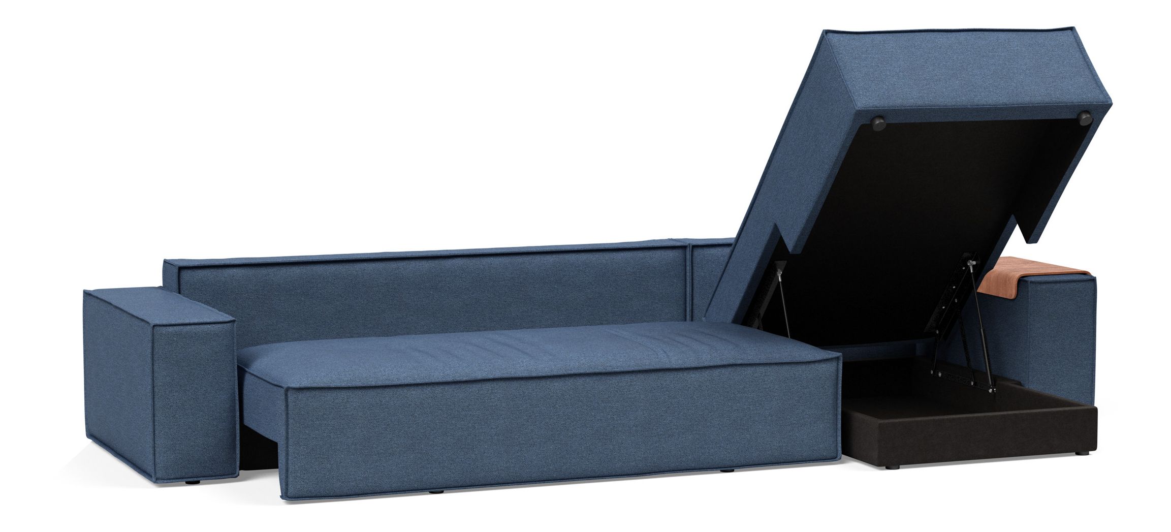 Newilla Sofa Bed with Lounger Reversable