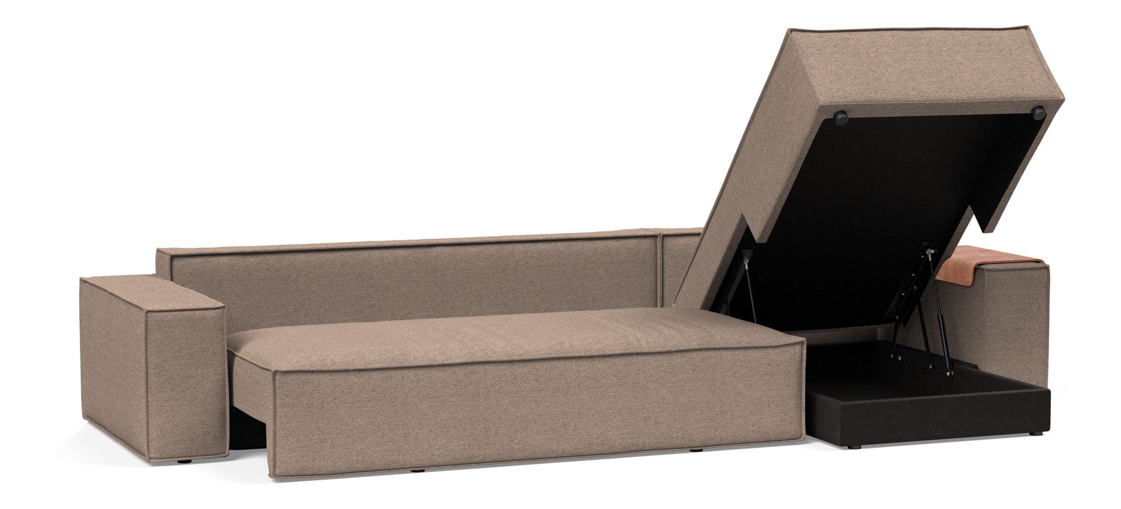 Newilla Sofa Bed with Lounger Reversable
