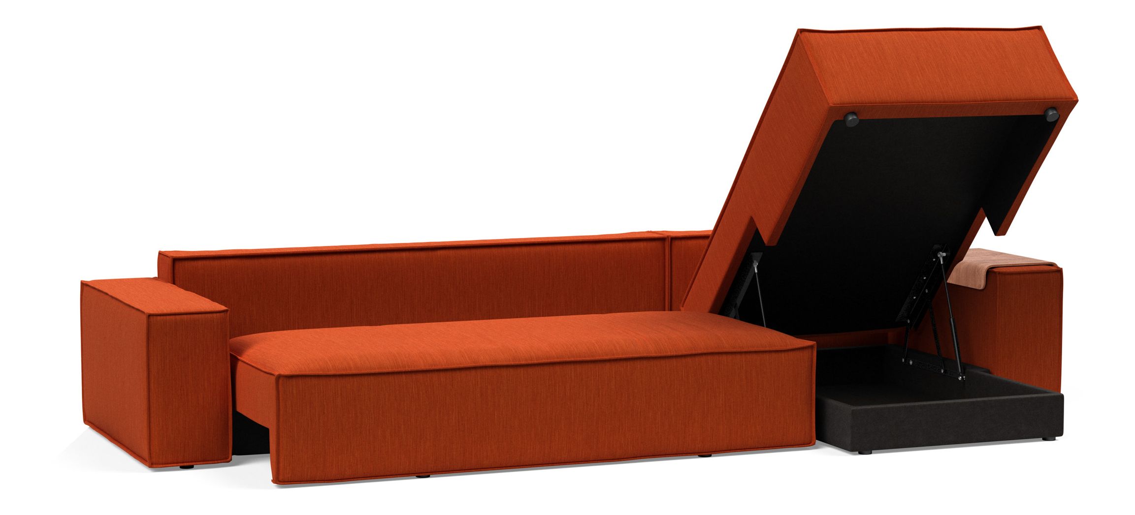 Newilla Sofa Bed with Lounger Reversable
