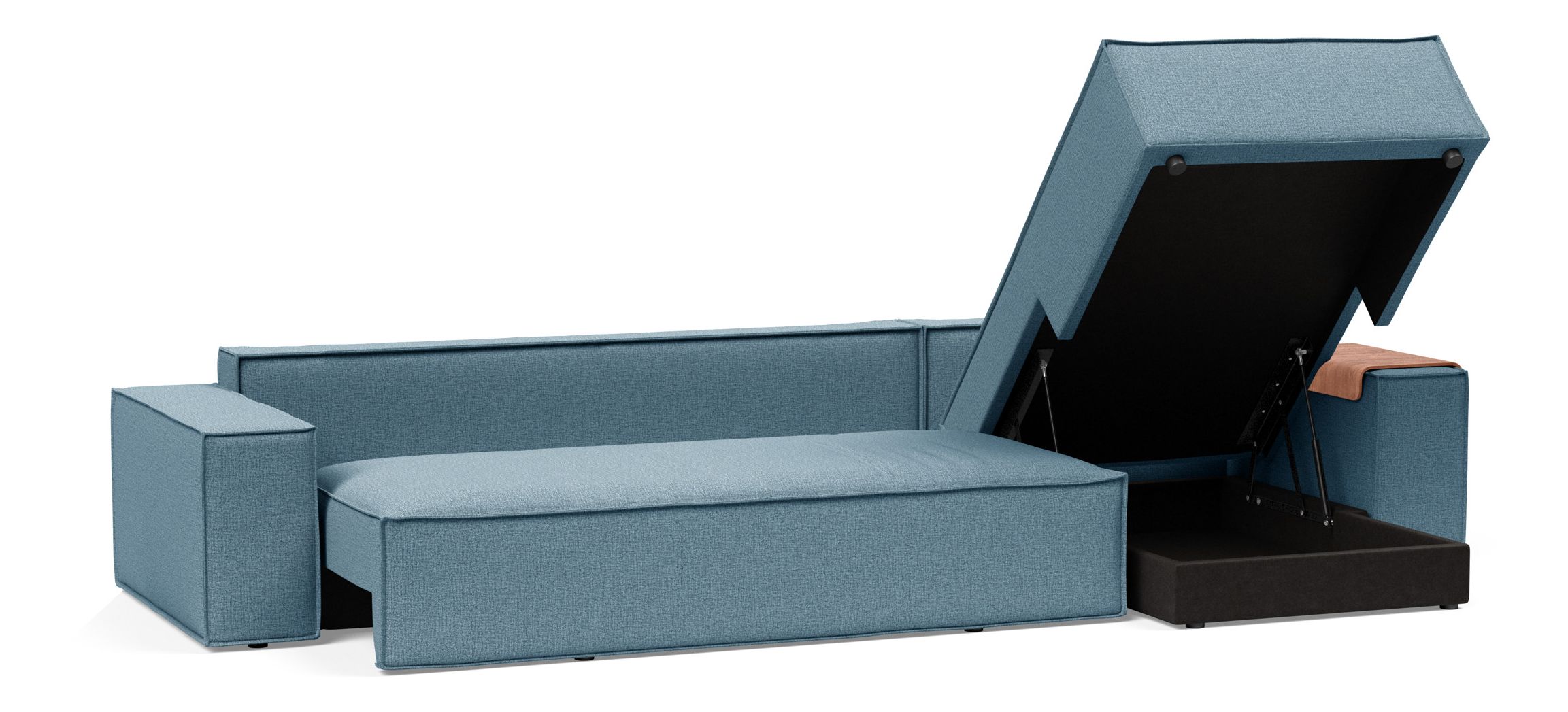 Newilla Sofa Bed with Lounger Reversable