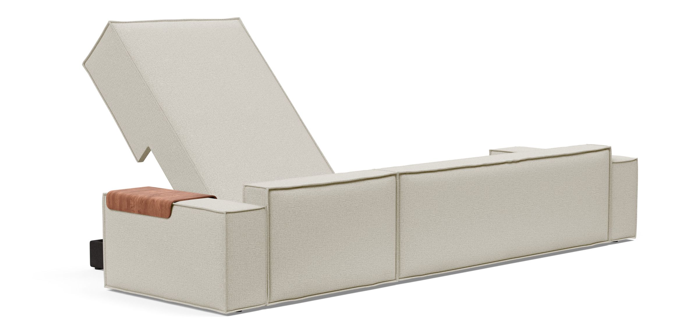 Newilla Reversible Storage Sleeper Sectional w/ Wide Arm Rests