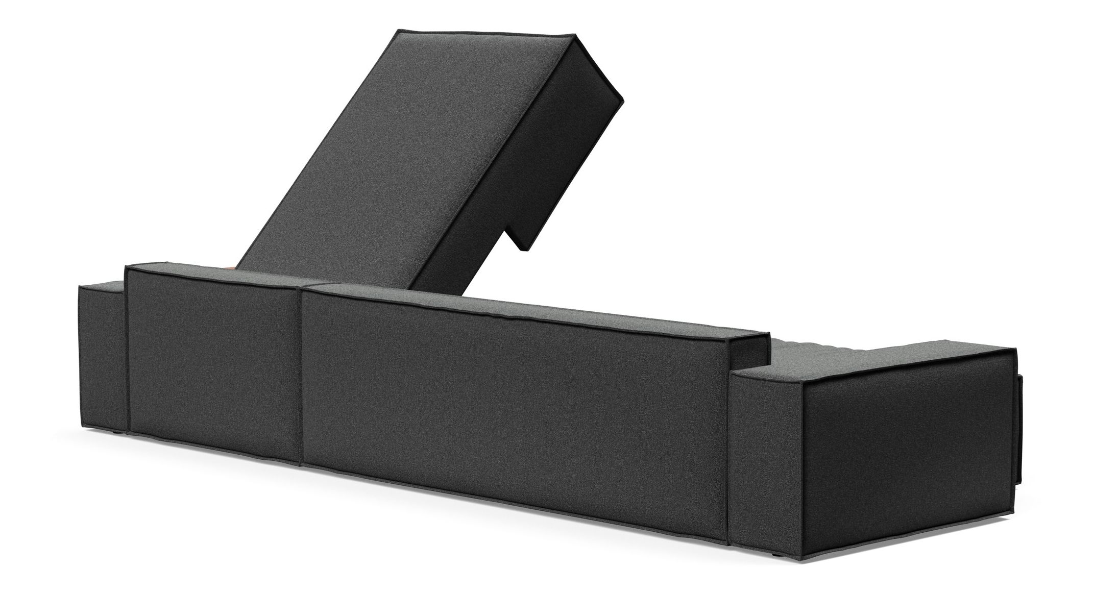 Newilla Reversible Storage Sleeper Sectional w/ Wide Arm Rests