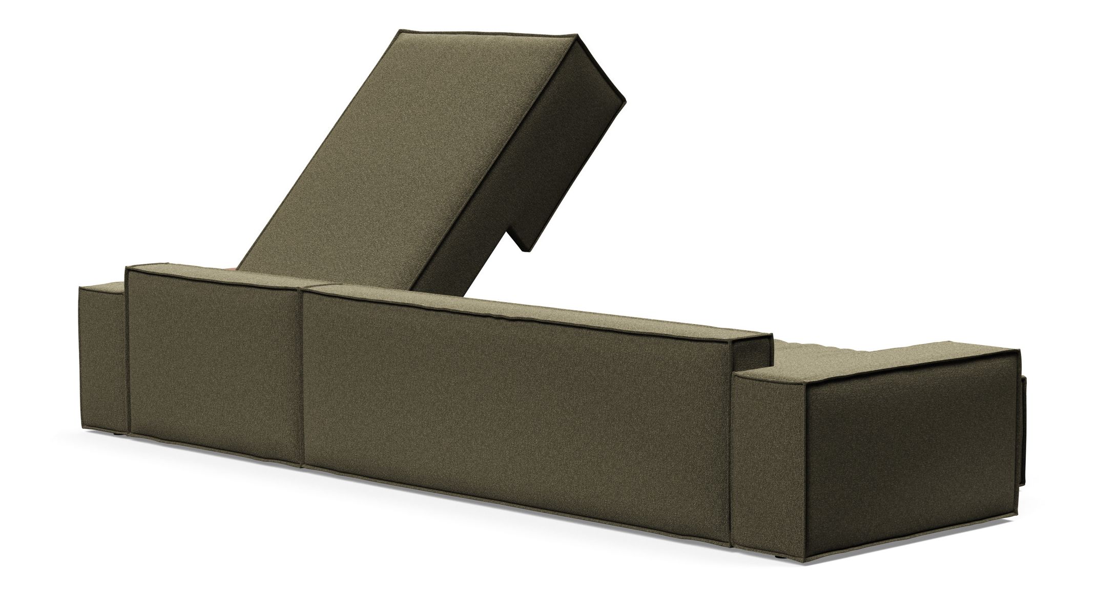 Newilla Reversible Storage Sleeper Sectional w/ Wide Arm Rests
