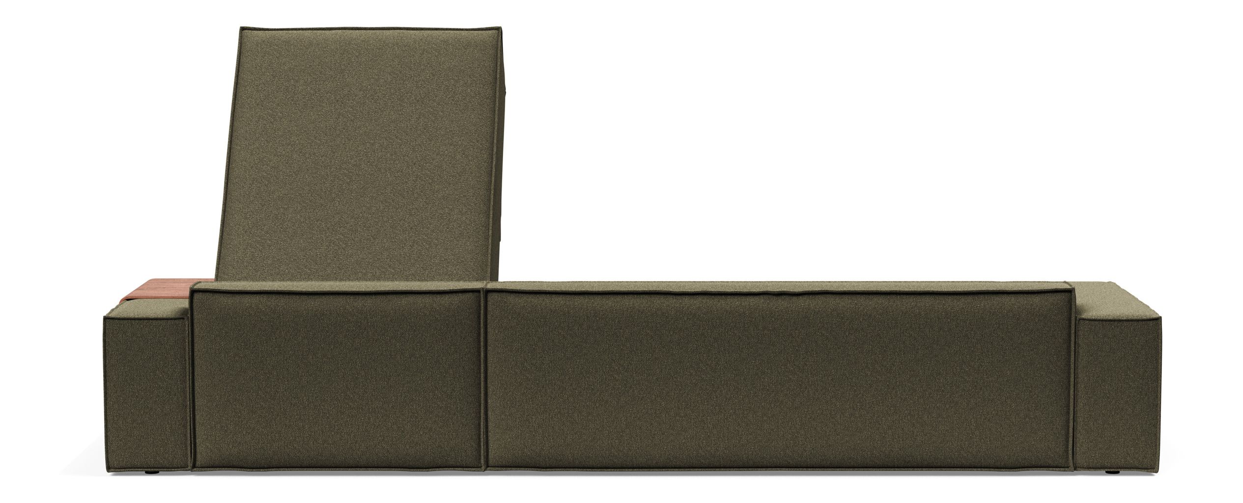 Newilla Reversible Storage Sleeper Sectional w/ Wide Arm Rests