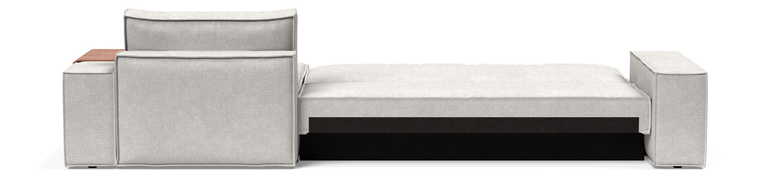 Newilla Reversible Storage Sleeper Sectional w/ Wide Arm Rests