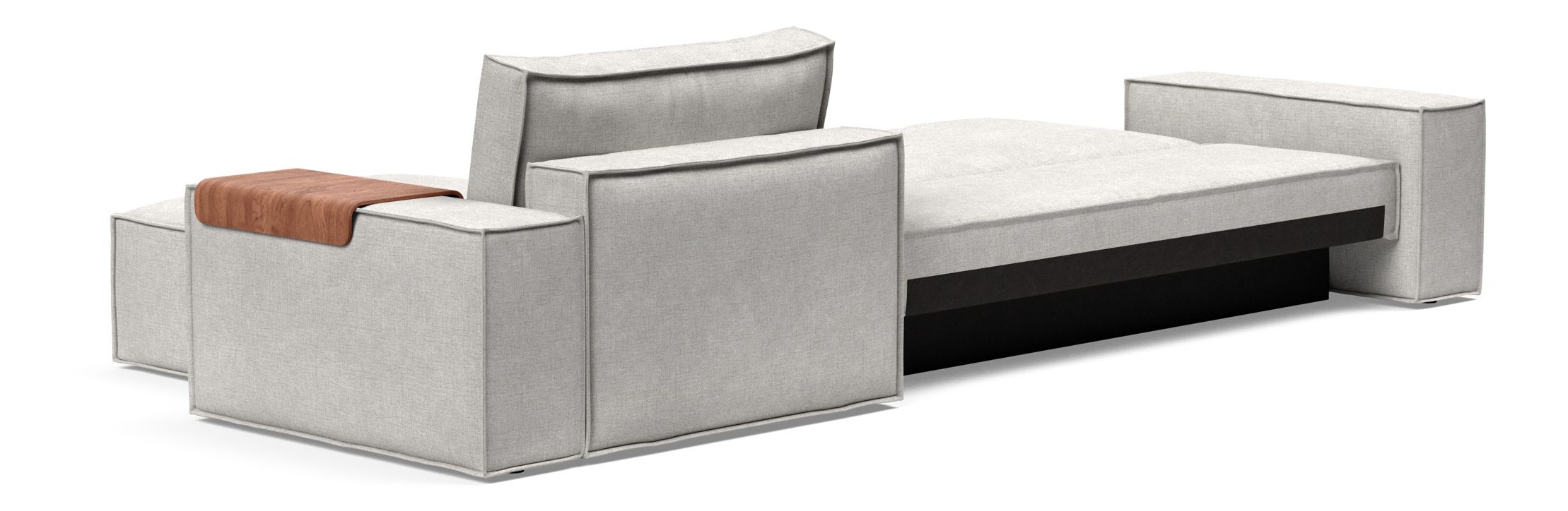 Newilla Reversible Storage Sleeper Sectional w/ Wide Arm Rests