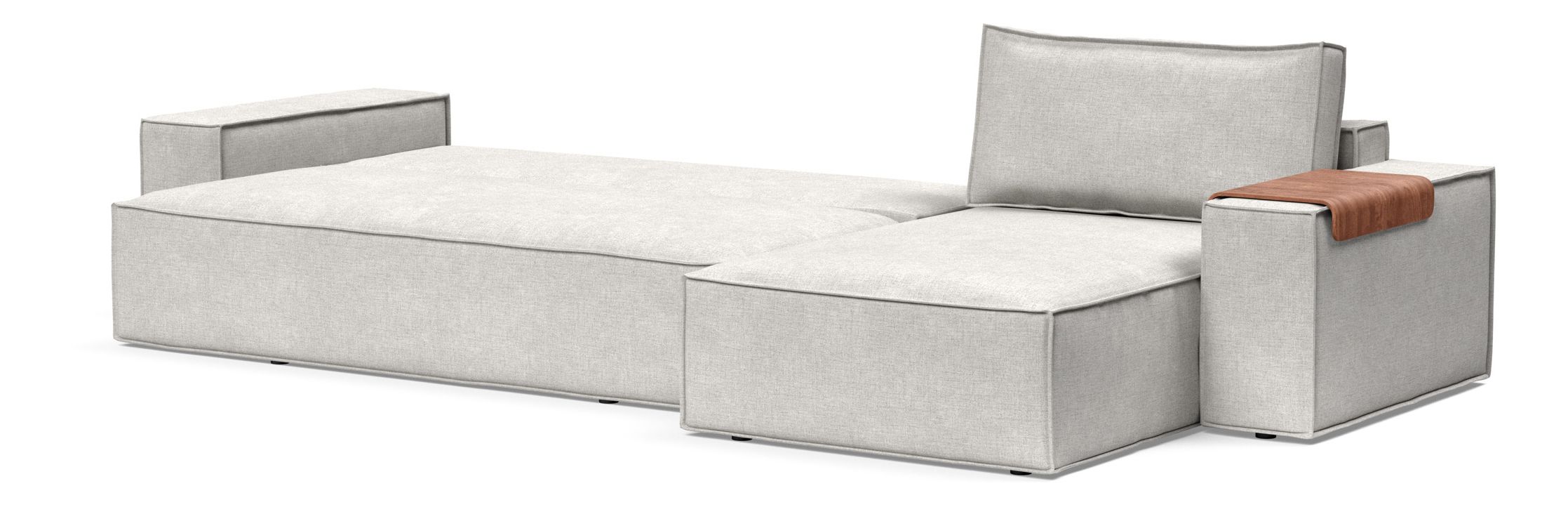 Newilla Reversible Storage Sleeper Sectional w/ Wide Arm Rests