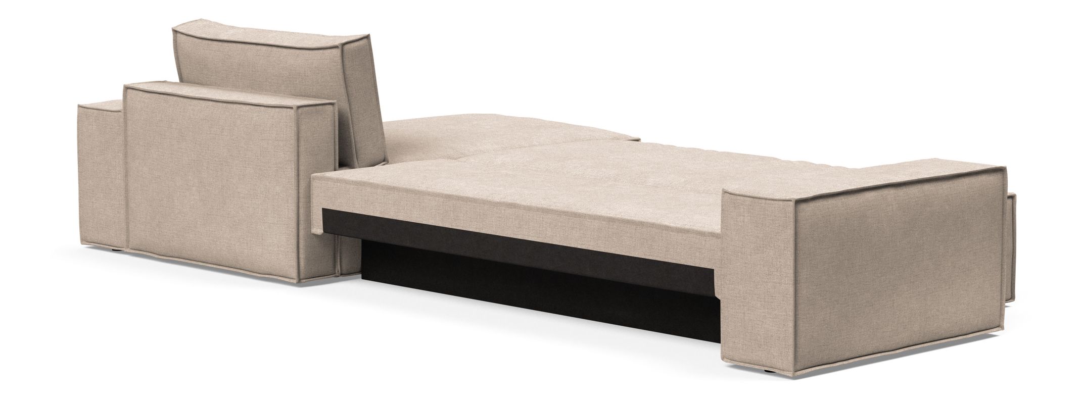 Newilla Reversible Storage Sleeper Sectional w/ Wide Arm Rests