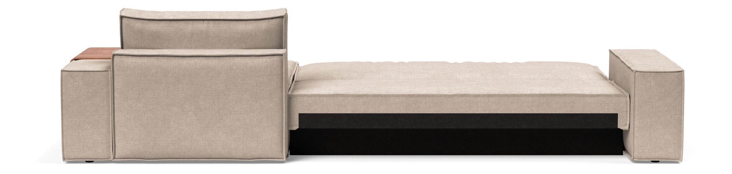 Newilla Reversible Storage Sleeper Sectional w/ Wide Arm Rests