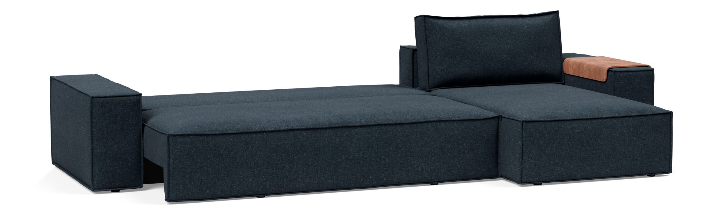 Newilla Reversible Storage Sleeper Sectional w/ Wide Arm Rests