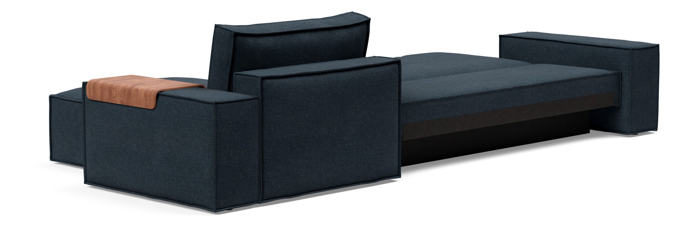 Newilla Reversible Storage Sleeper Sectional w/ Wide Arm Rests