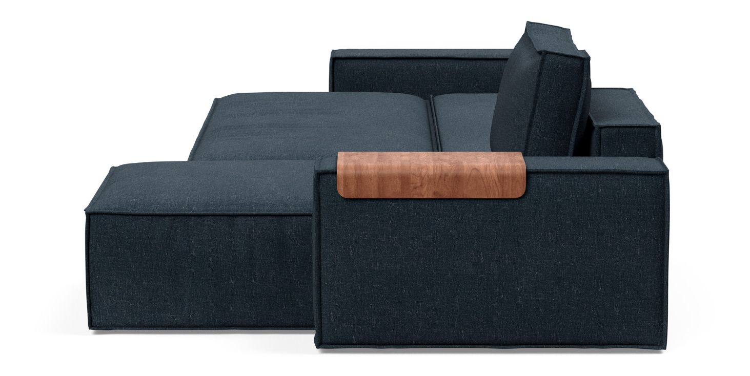 Newilla Reversible Storage Sleeper Sectional w/ Wide Arm Rests