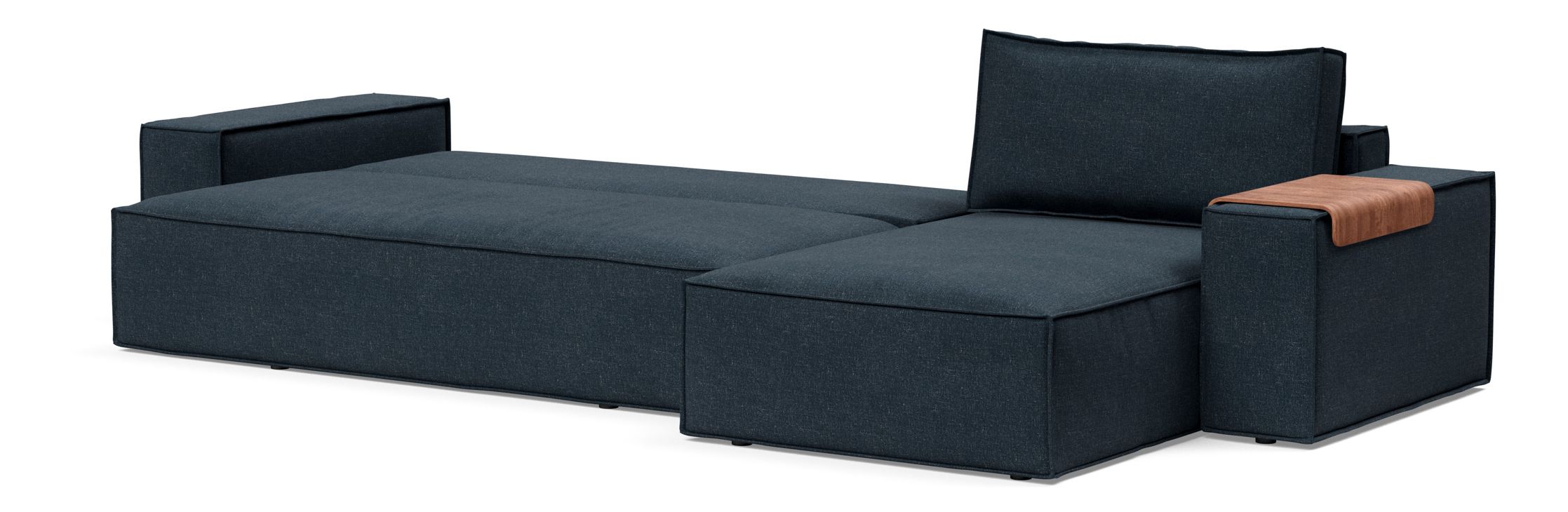 Newilla Reversible Storage Sleeper Sectional w/ Wide Arm Rests