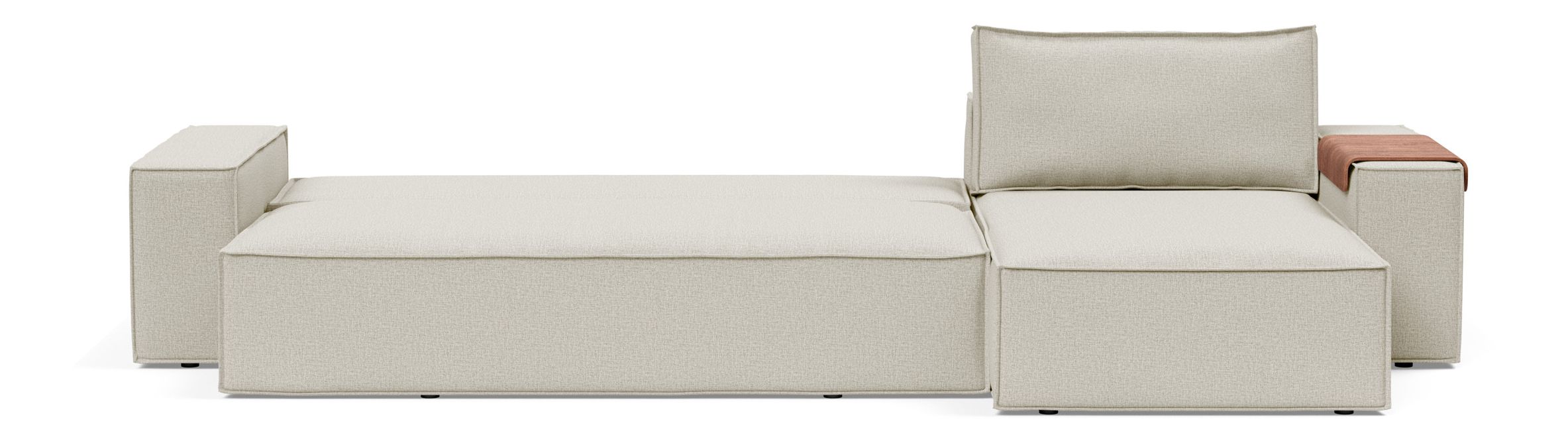 Newilla Reversible Storage Sleeper Sectional w/ Wide Arm Rests