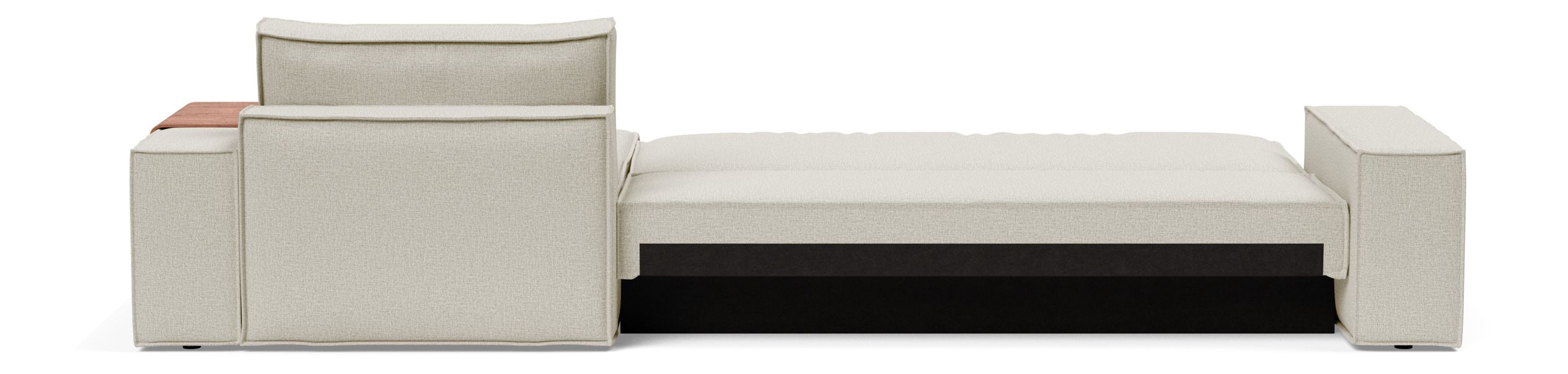 Newilla Reversible Storage Sleeper Sectional w/ Wide Arm Rests