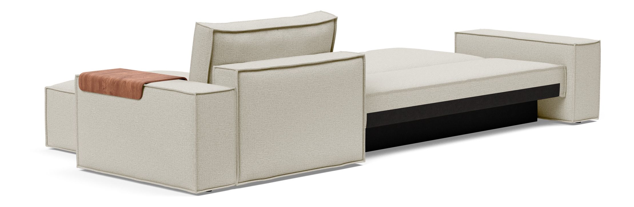 Newilla Reversible Storage Sleeper Sectional w/ Wide Arm Rests