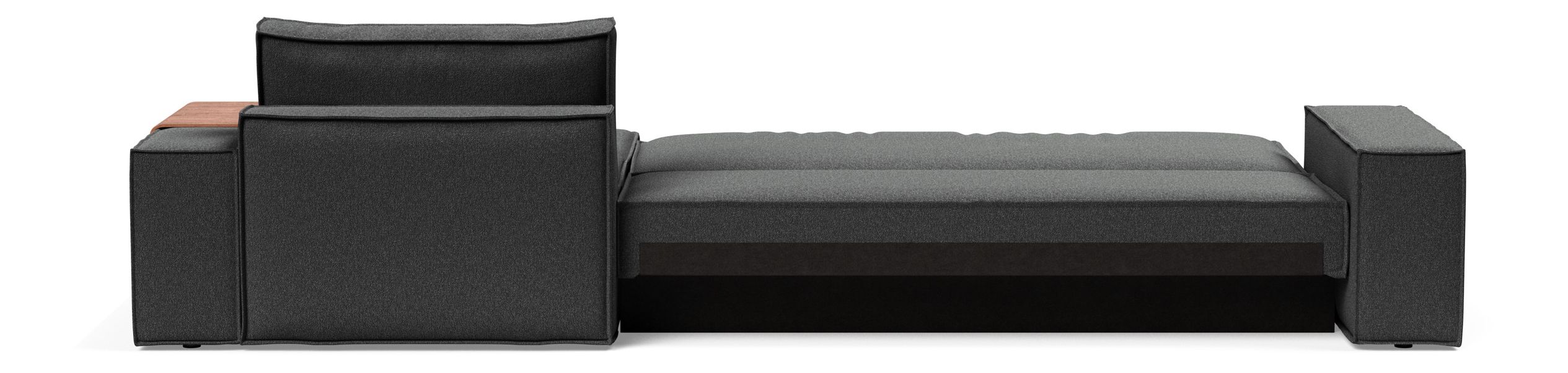 Newilla Reversible Storage Sleeper Sectional w/ Wide Arm Rests