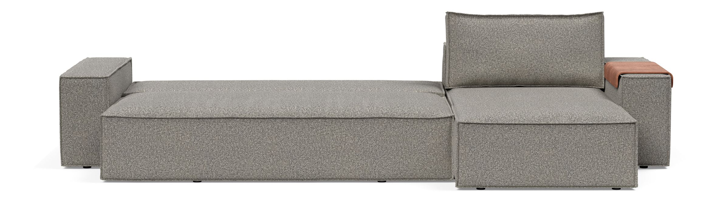 Newilla Reversible Storage Sleeper Sectional w/ Wide Arm Rests