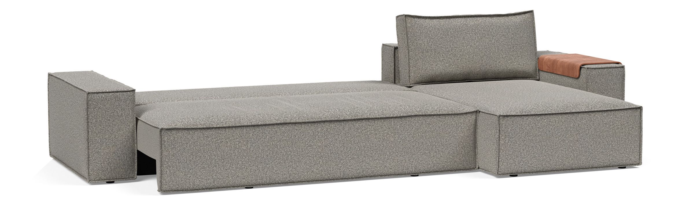 Newilla Reversible Storage Sleeper Sectional w/ Wide Arm Rests