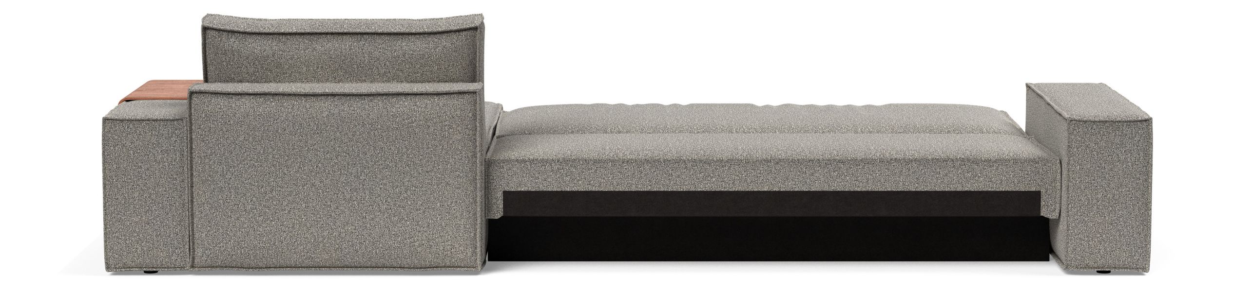 Newilla Reversible Storage Sleeper Sectional w/ Wide Arm Rests