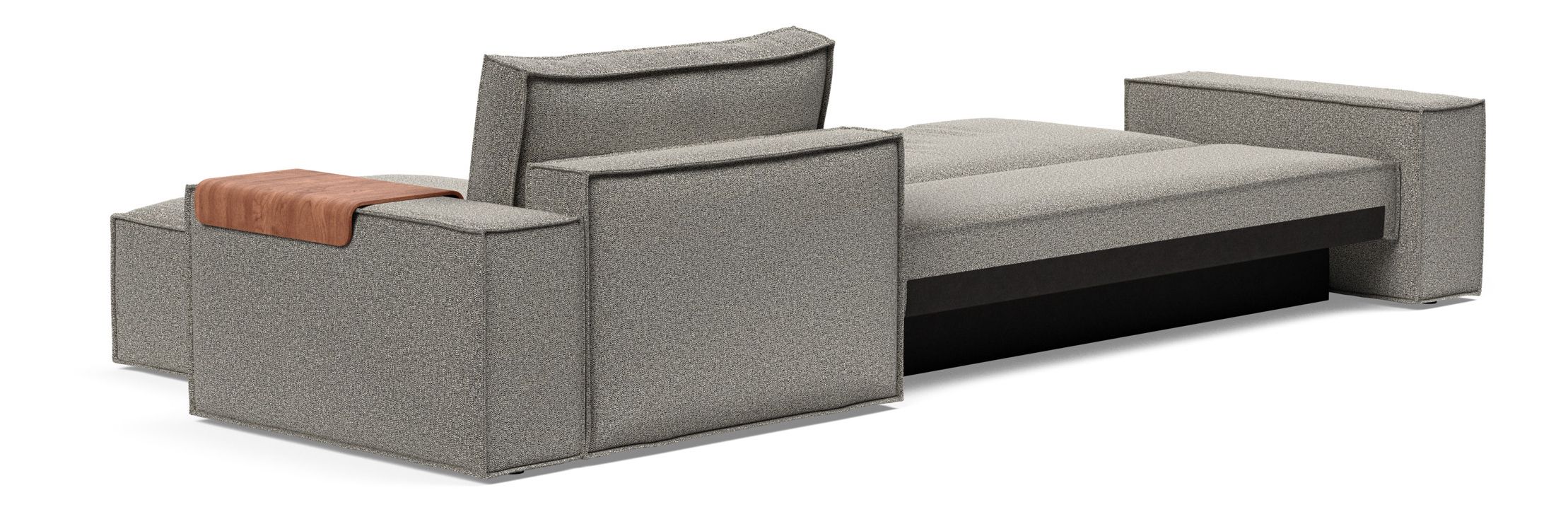 Newilla Reversible Storage Sleeper Sectional w/ Wide Arm Rests
