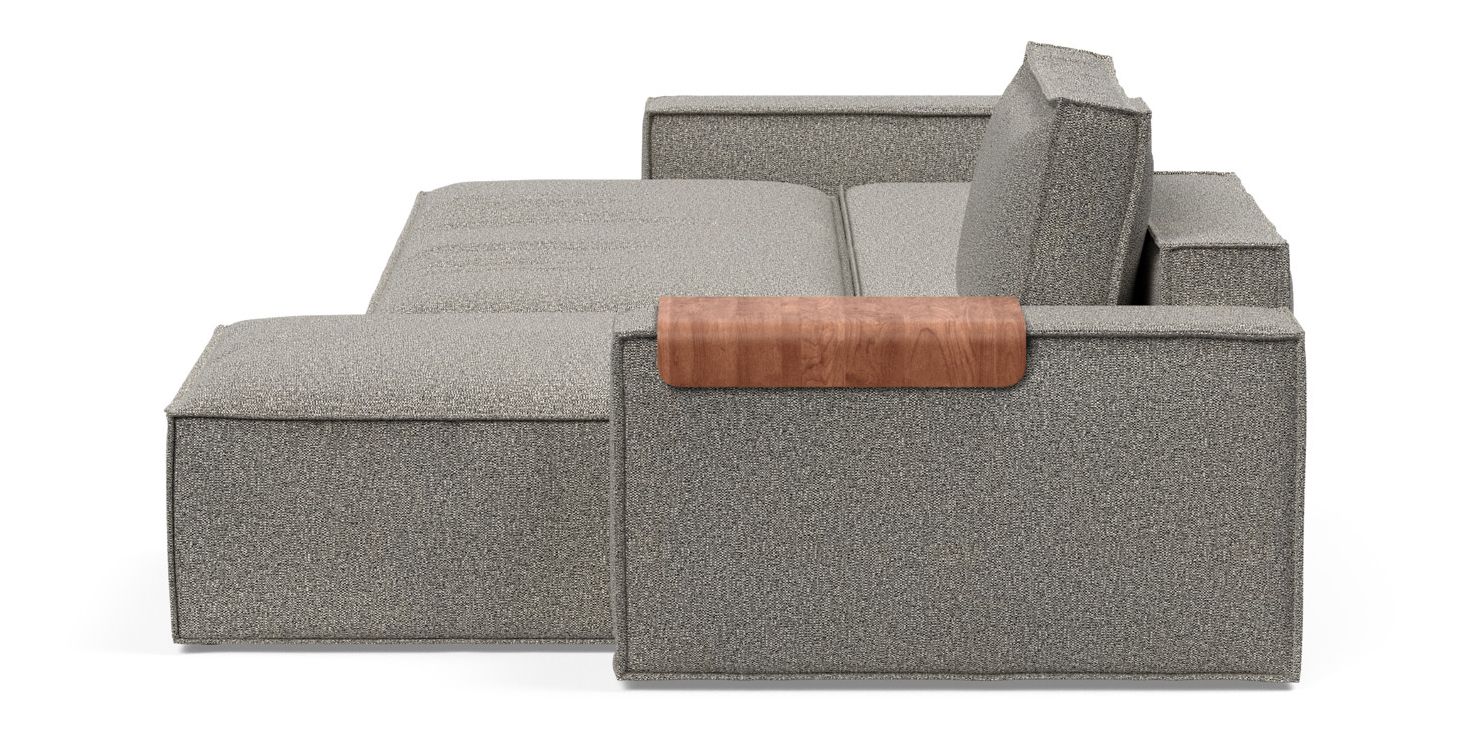 Newilla Reversible Storage Sleeper Sectional w/ Wide Arm Rests