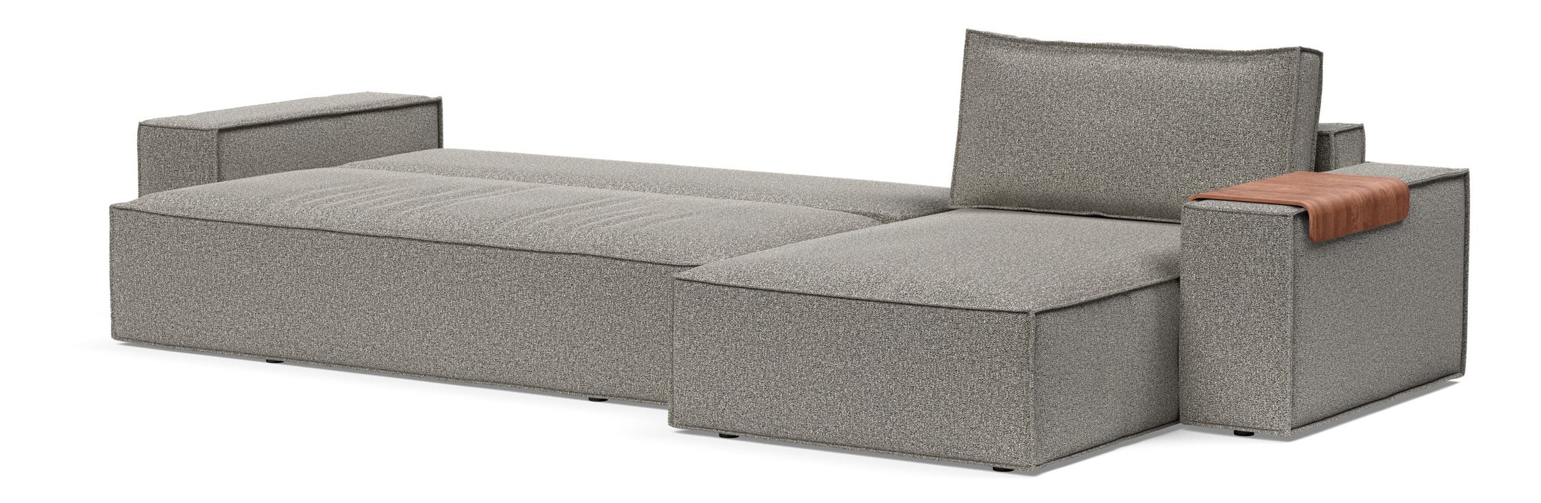 Newilla Reversible Storage Sleeper Sectional w/ Wide Arm Rests