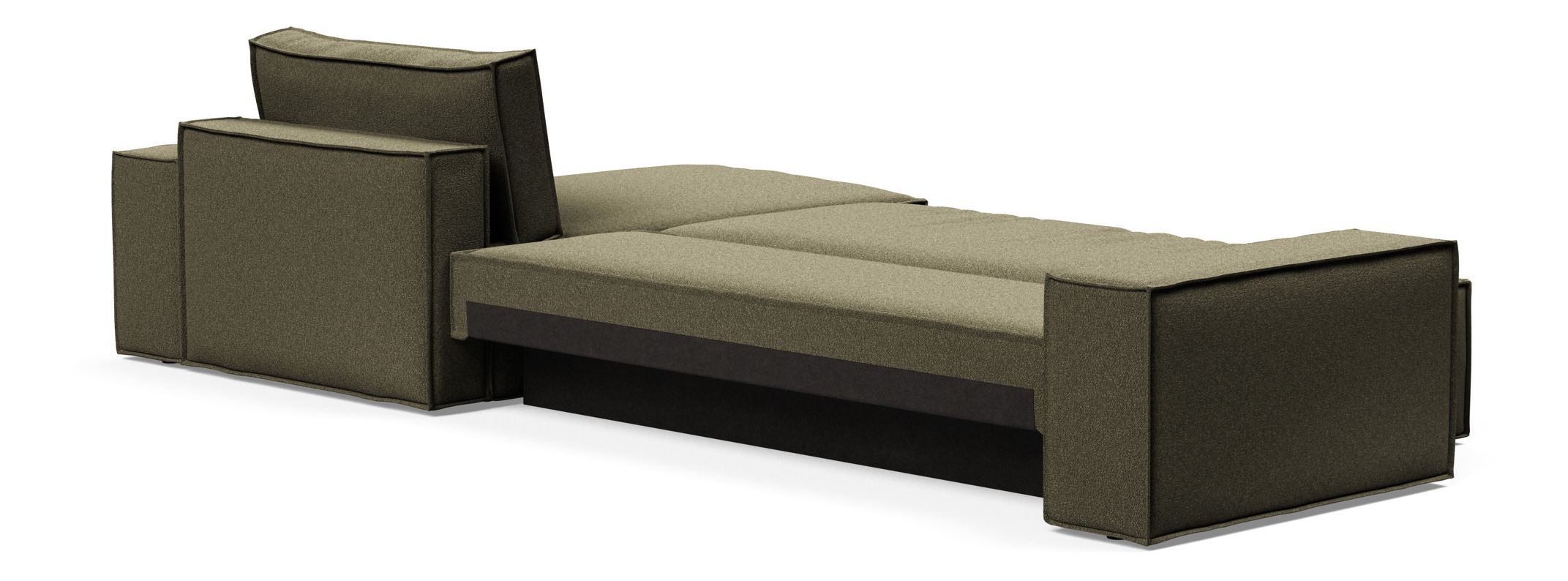 Newilla Reversible Storage Sleeper Sectional w/ Wide Arm Rests