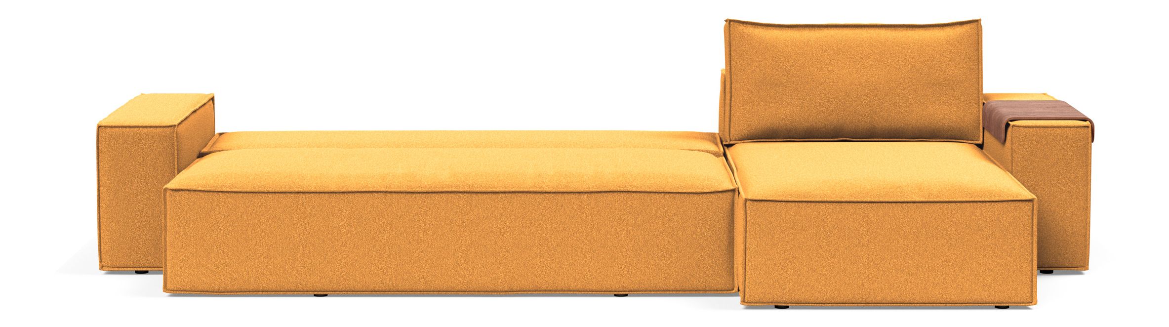 Newilla Reversible Storage Sleeper Sectional w/ Wide Arm Rests