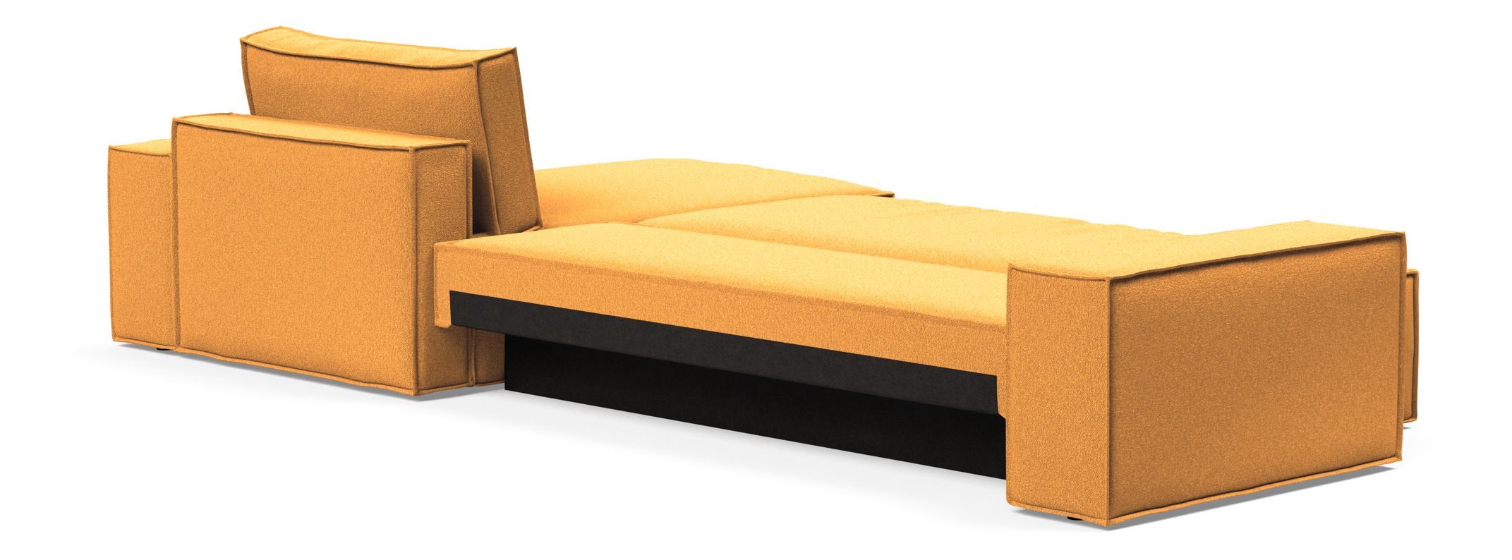 Newilla Reversible Storage Sleeper Sectional w/ Wide Arm Rests