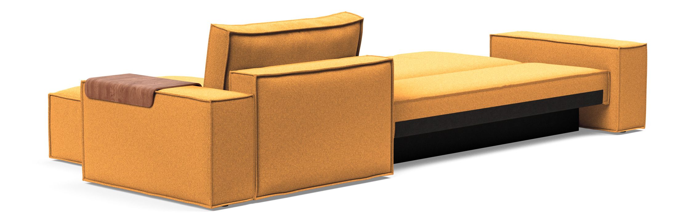 Newilla Reversible Storage Sleeper Sectional w/ Wide Arm Rests