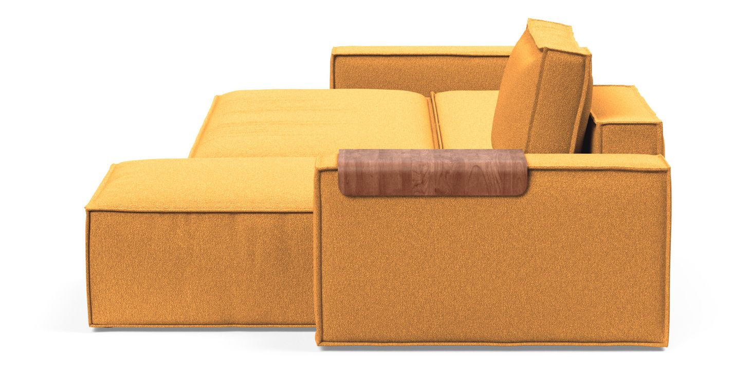 Newilla Reversible Storage Sleeper Sectional w/ Wide Arm Rests