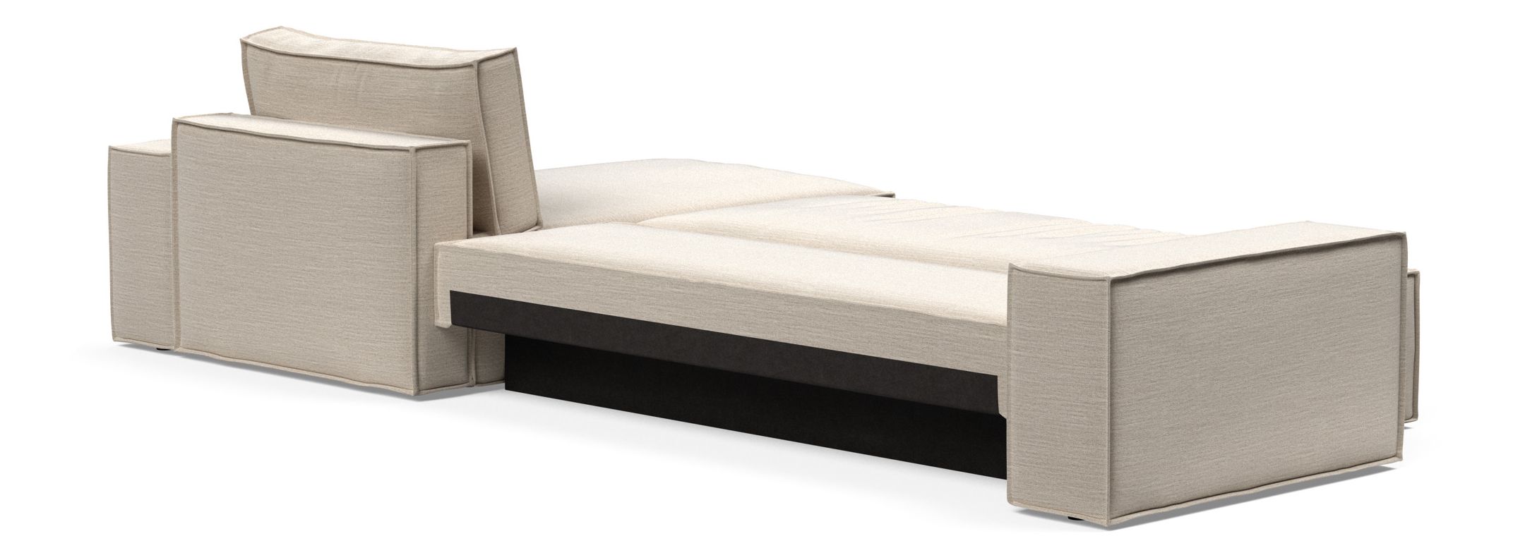 Newilla Reversible Storage Sleeper Sectional w/ Wide Arm Rests