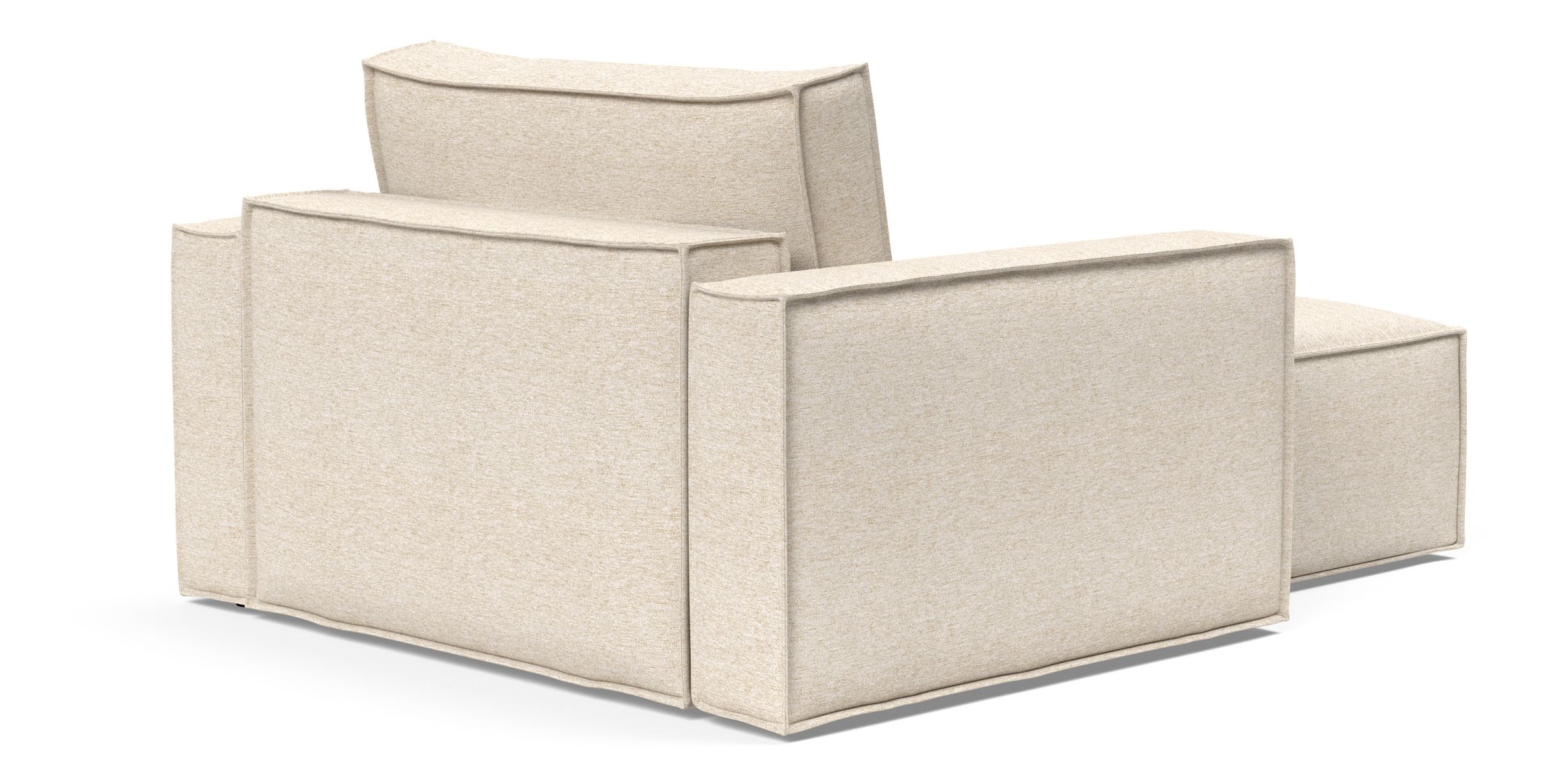 Newilla Storage Lounger Chair w/ Standart Arm Rests
