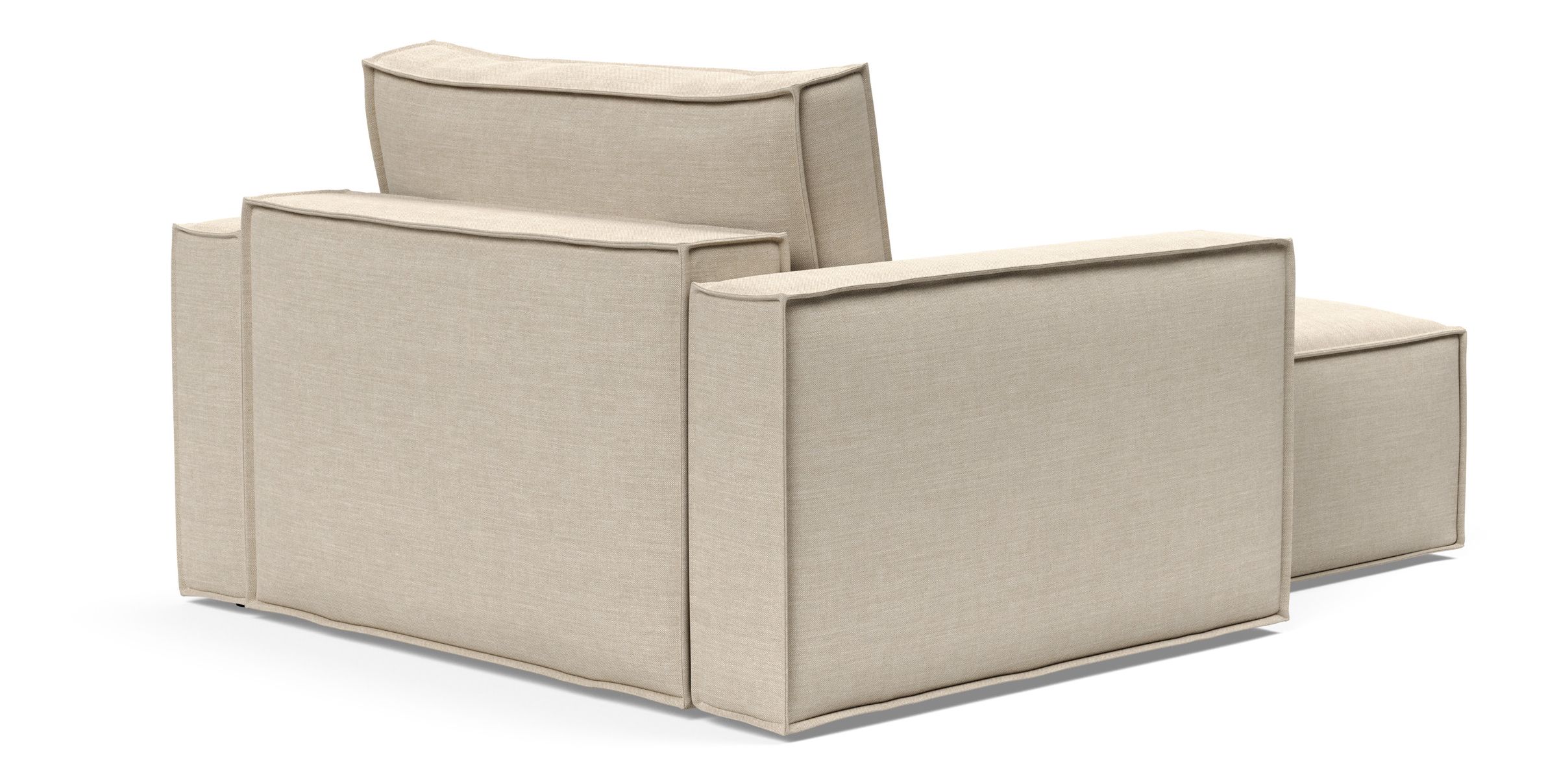 Newilla Storage Lounger Chair w/ Standart Arm Rests