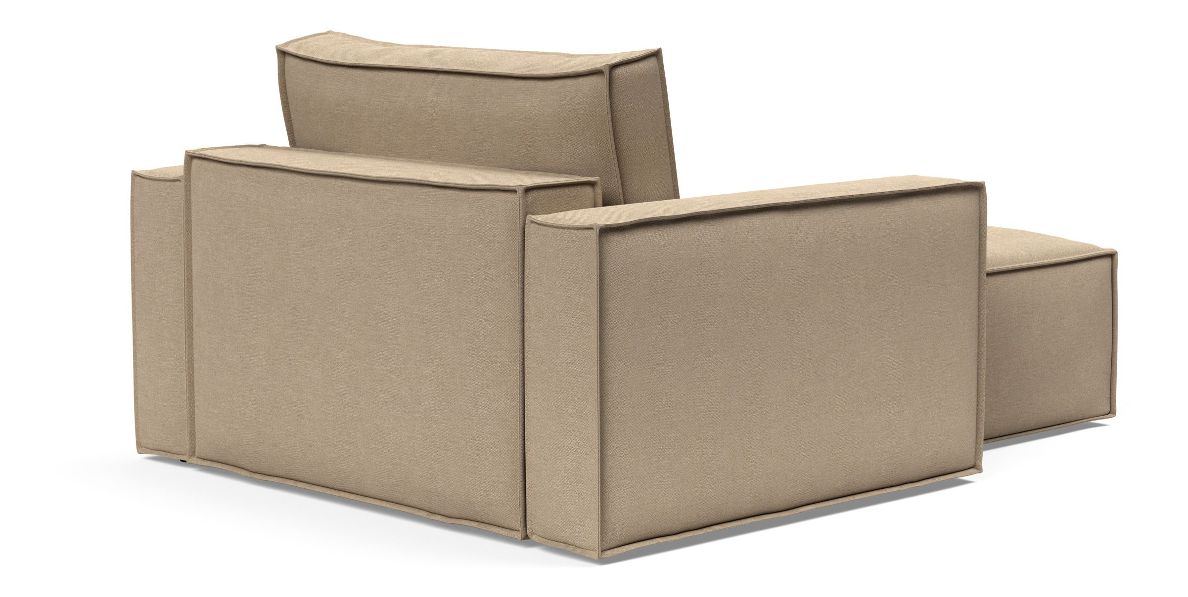 Newilla Storage Lounger Chair w/ Standart Arm Rests