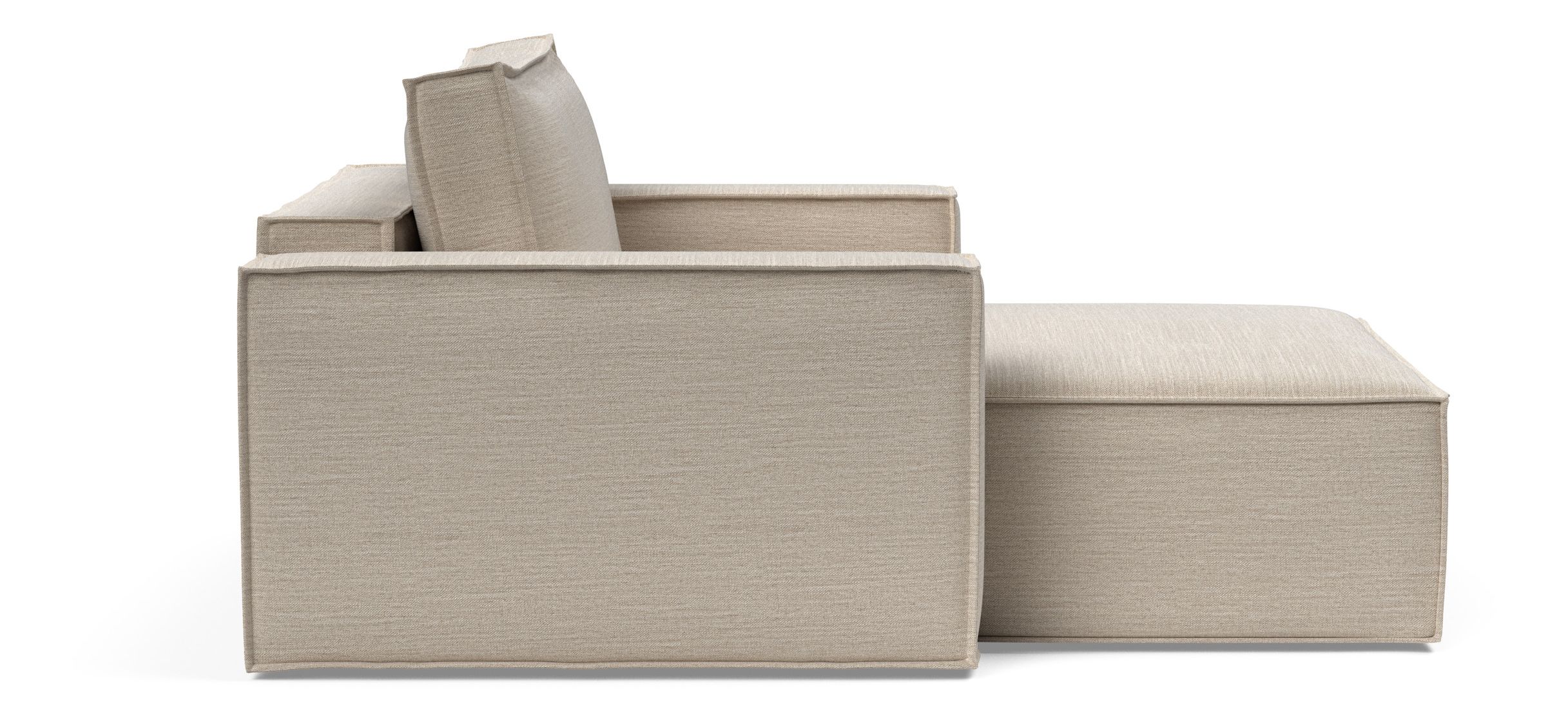 Newilla Storage Lounger Chair w/ Standart Arm Rests