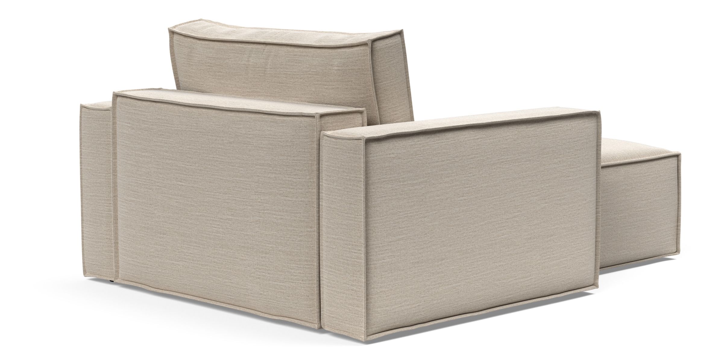 Newilla Storage Lounger Chair w/ Standart Arm Rests
