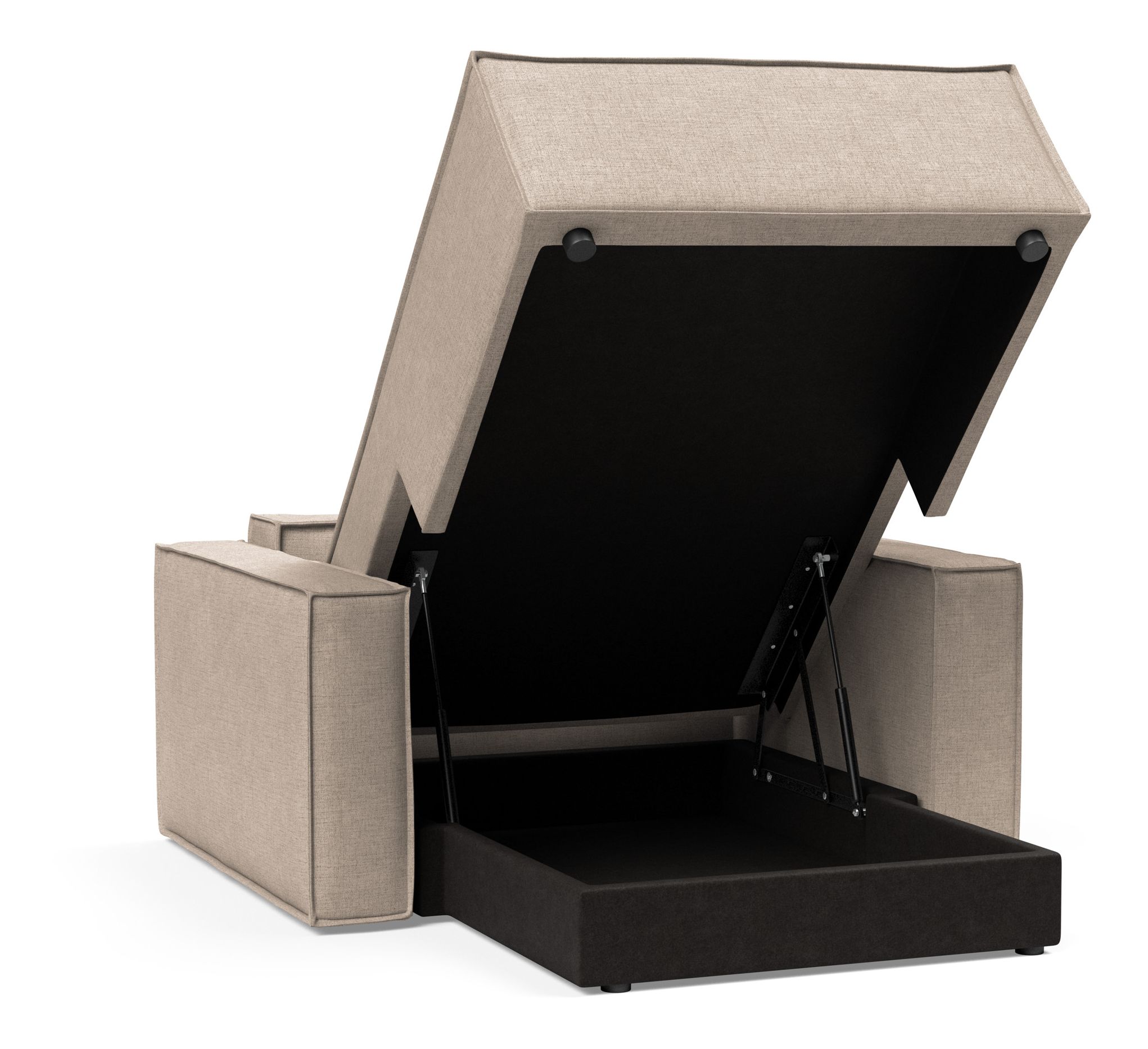 Newilla Storage Lounger Chair w/ Standart Arm Rests