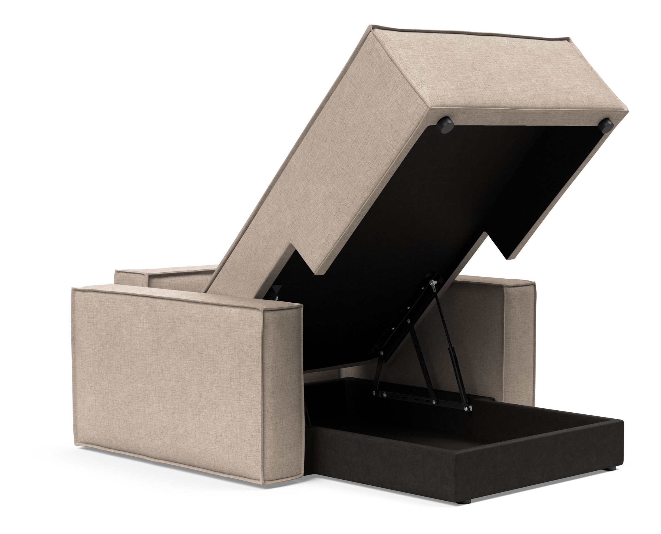Newilla Storage Lounger Chair w/ Standart Arm Rests
