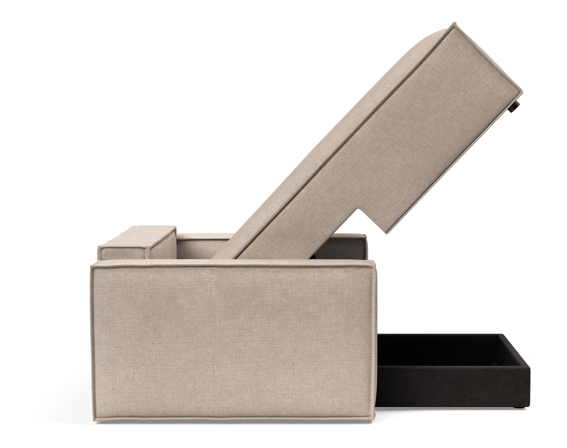 Newilla Storage Lounger Chair w/ Standart Arm Rests