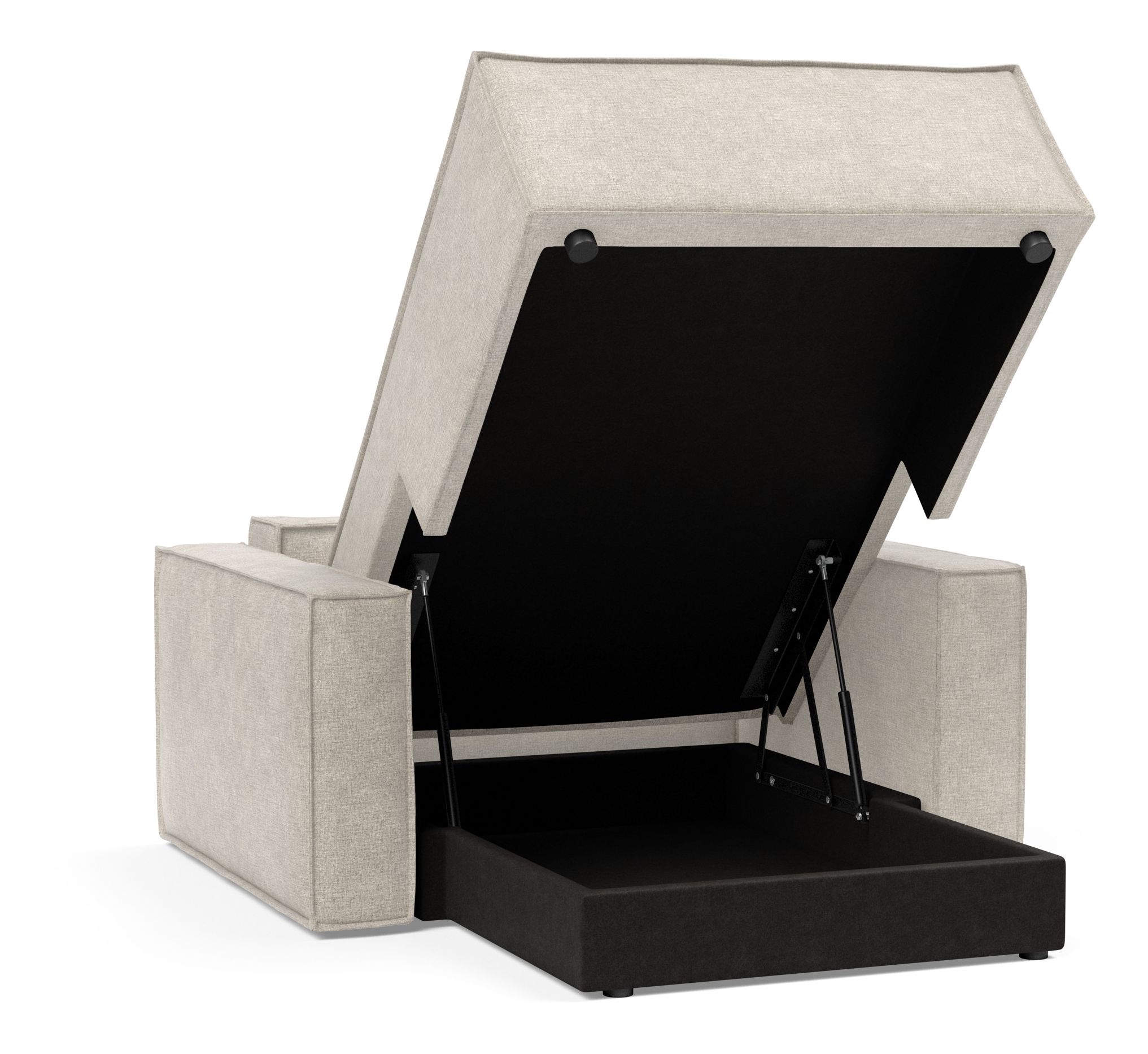 Newilla Storage Lounger Chair w/ Standart Arm Rests