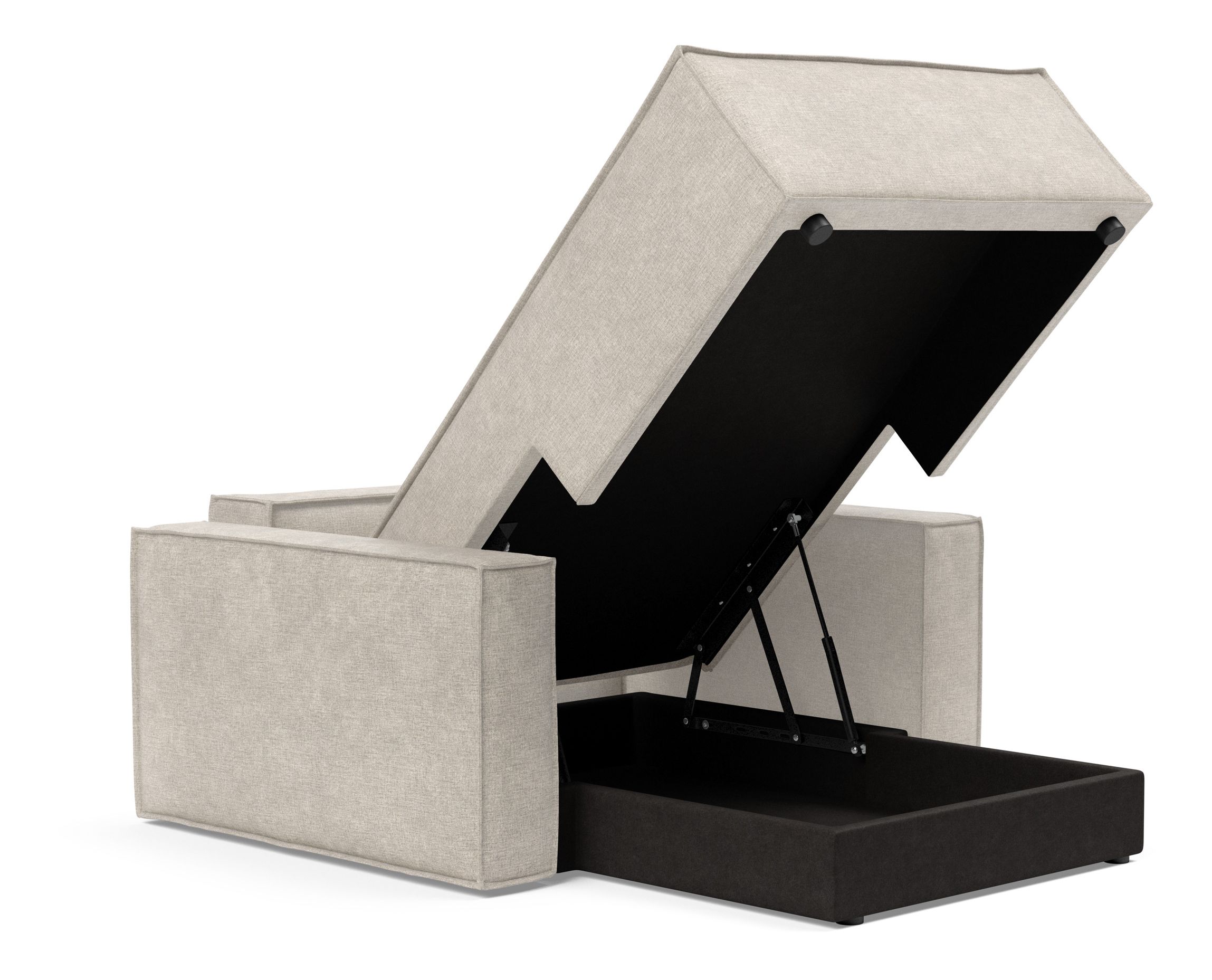 Newilla Storage Lounger Chair w/ Standart Arm Rests