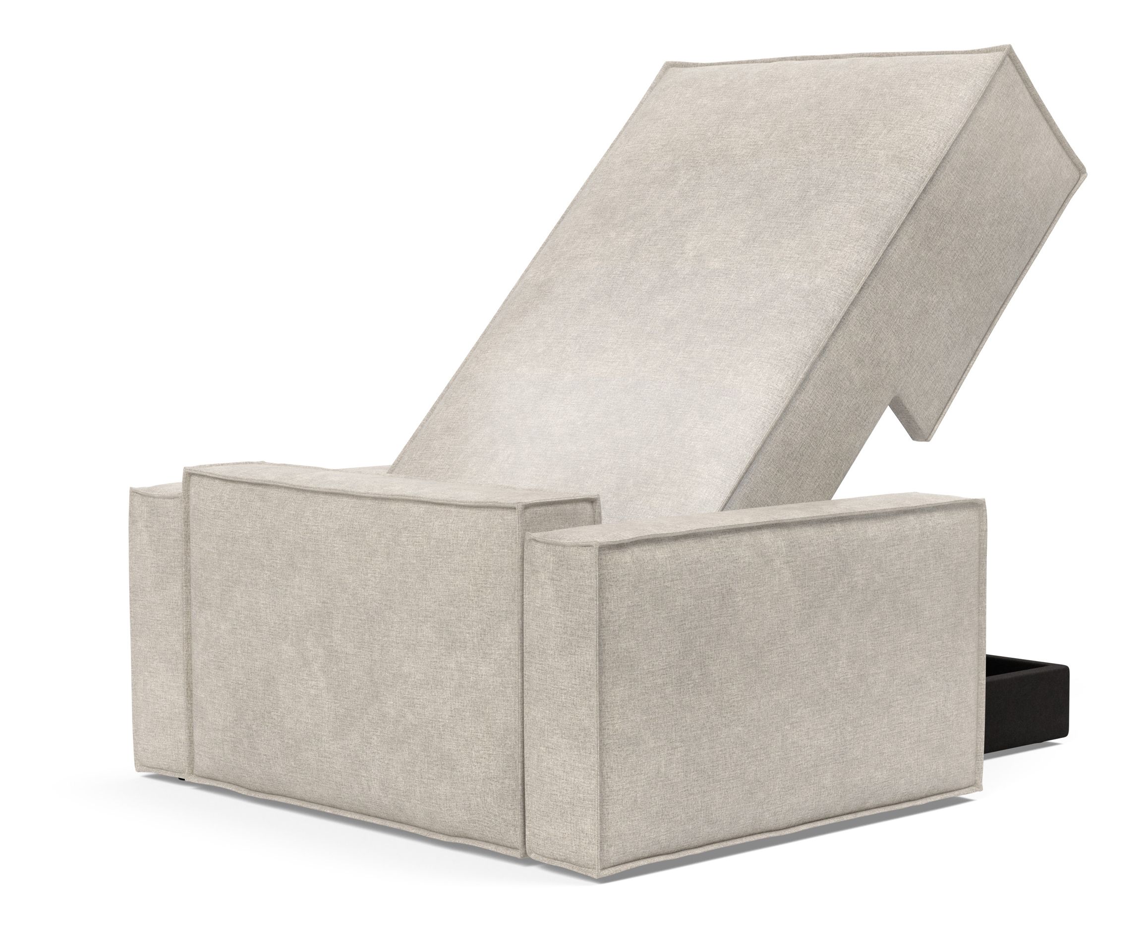 Newilla Storage Lounger Chair w/ Standart Arm Rests