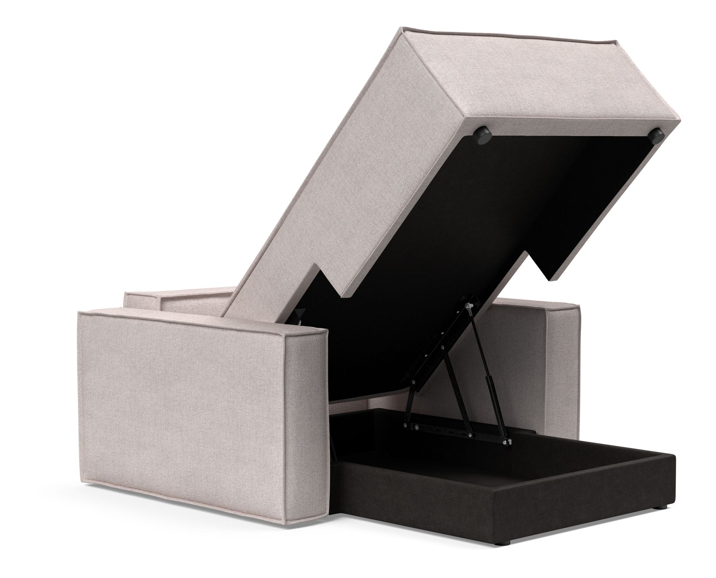 Newilla Storage Lounger Chair w/ Standart Arm Rests