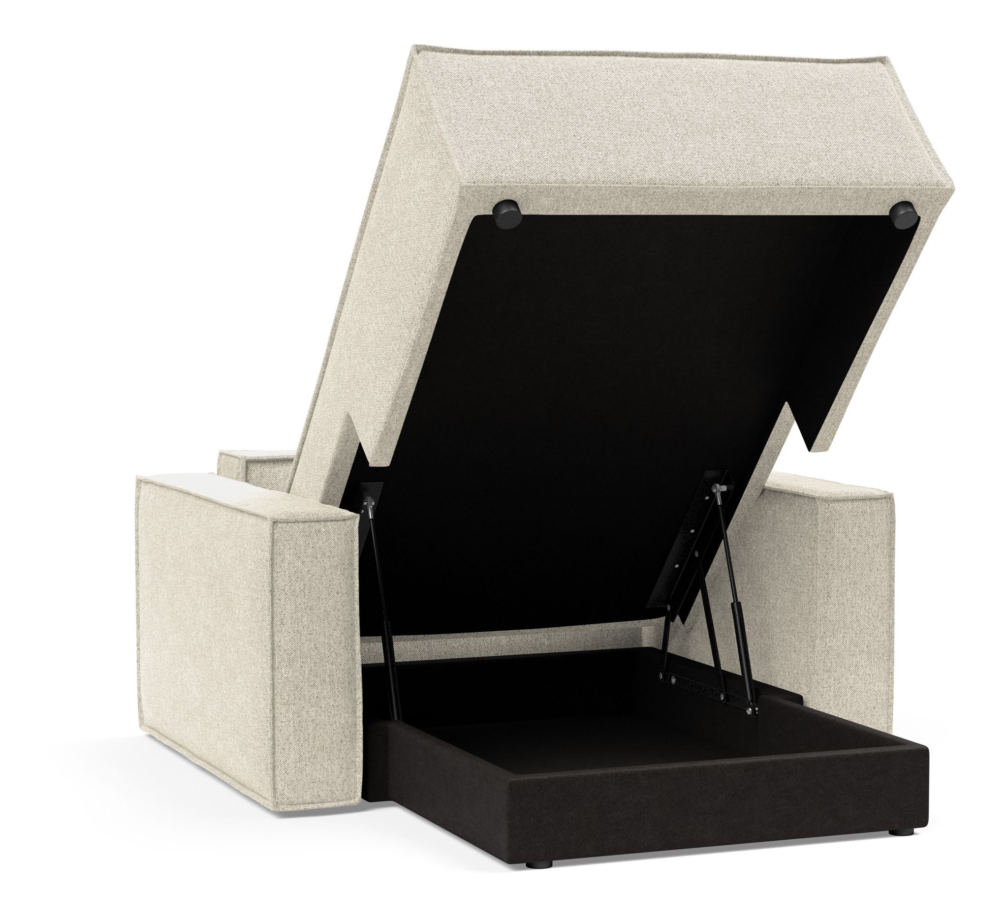 Newilla Storage Lounger Chair w/ Standart Arm Rests