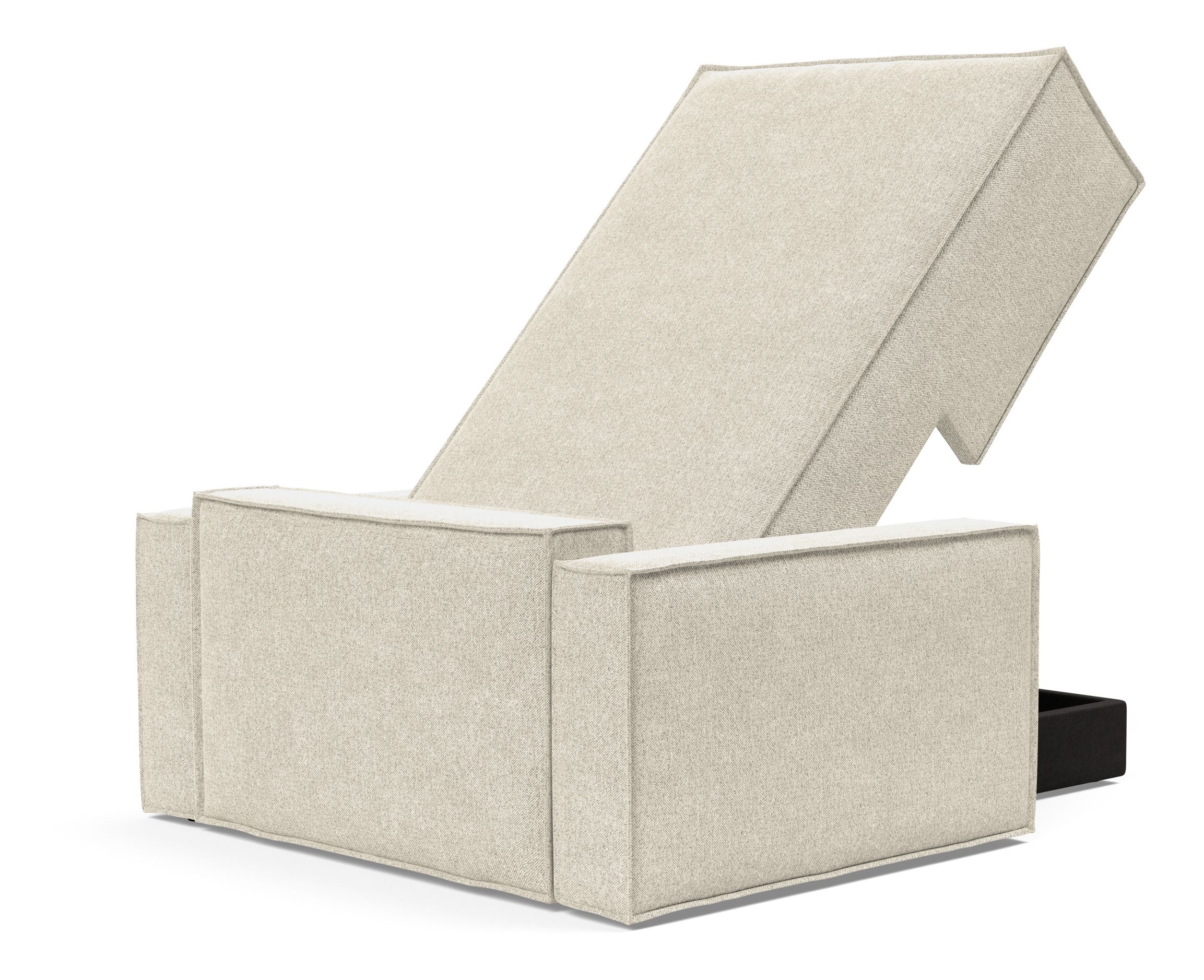 Newilla Storage Lounger Chair w/ Standart Arm Rests