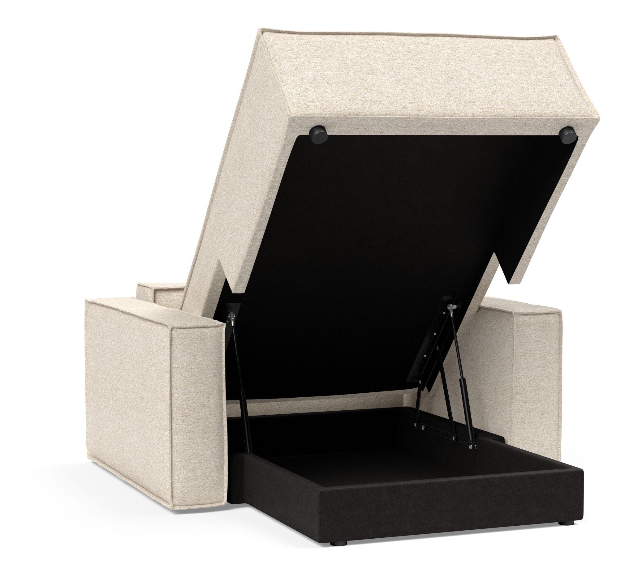 Newilla Storage Lounger Chair w/ Standart Arm Rests