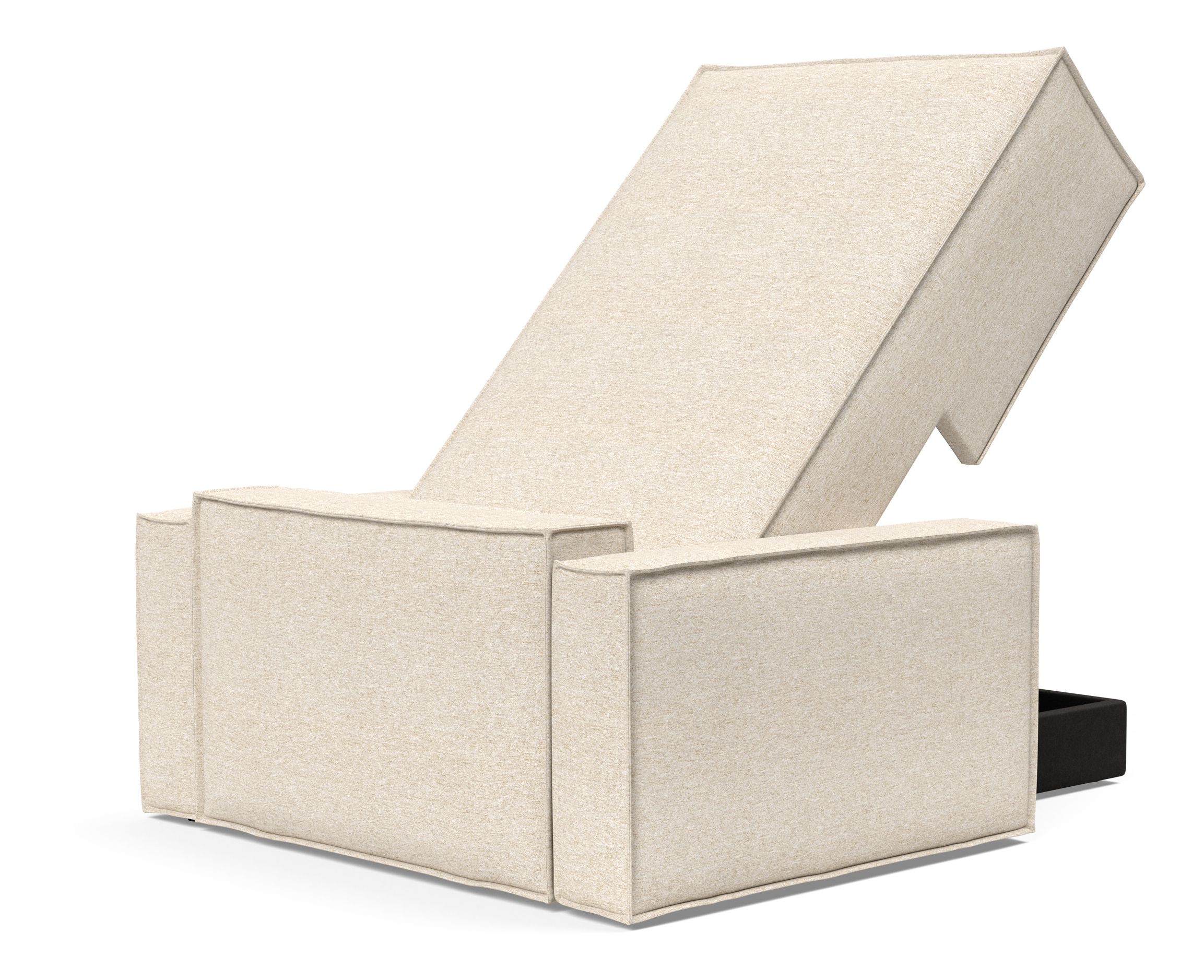 Newilla Storage Lounger Chair w/ Standart Arm Rests